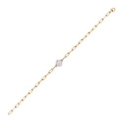 0.15 Karat Pırlanta Rose Zincirli Bileklik - 1