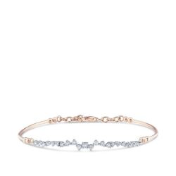 0.46 Karat Pırlanta Rose Kelepçe - 1