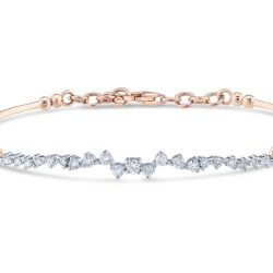 0.46 Karat Pırlanta Rose Kelepçe - 2